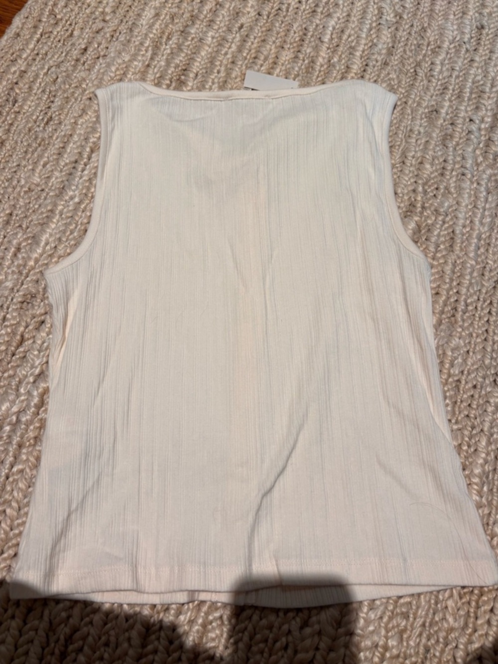 Madewell Ribbed Crewneck Shell Top - Picture 2 of 3